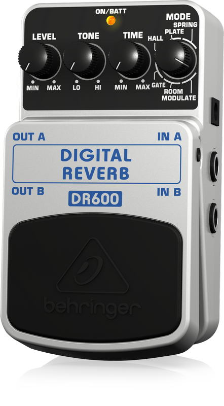 BEHRINGER DR600 Pedal Efecto Reverb Guitarra DR-600