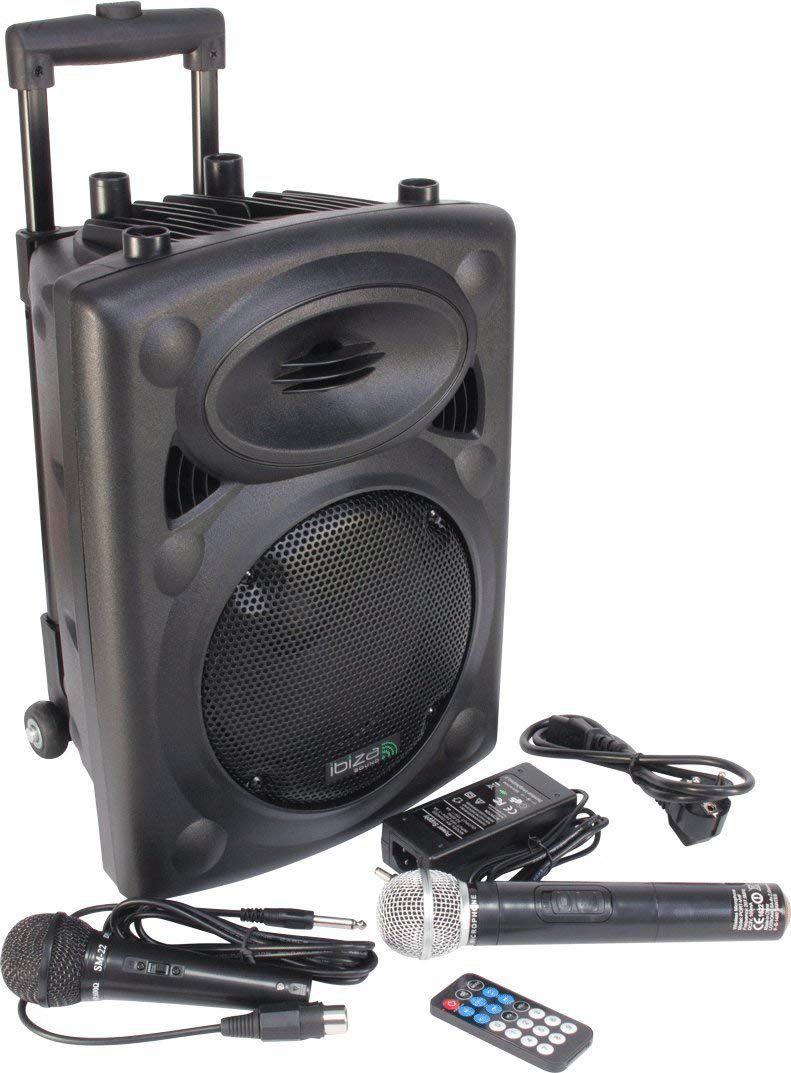 IBIZA SOUND PORT8VHF-BT Altavoz 8" Bluetooth con batería. PORT8VHF-BT