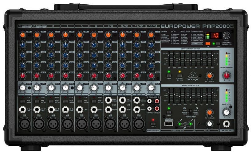 BEHRINGER PMP2000D Mezclador Amplificado PMP2000D