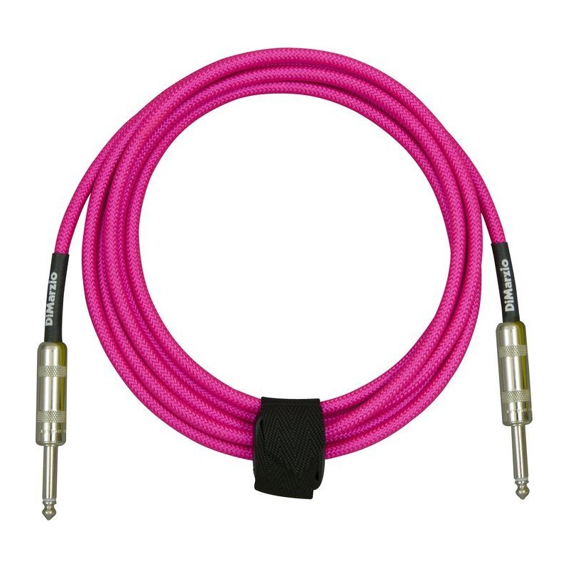 DiMarzio EP1710SSPK Cable para Guitarra Rosa Neón 3 Metros EP1710SSPK