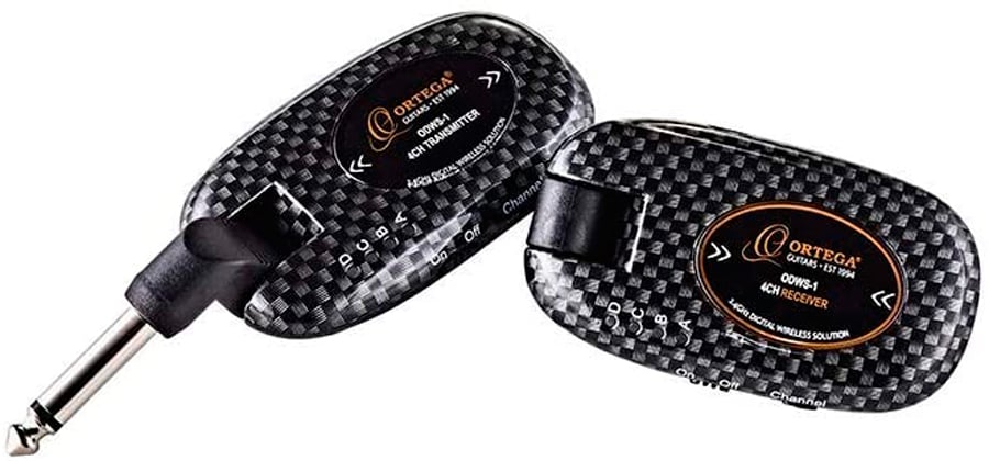 Ortega ODWS-1CAR. Sistema Wireless para Guitarra y Bajo Carbón ODWS-1CAR