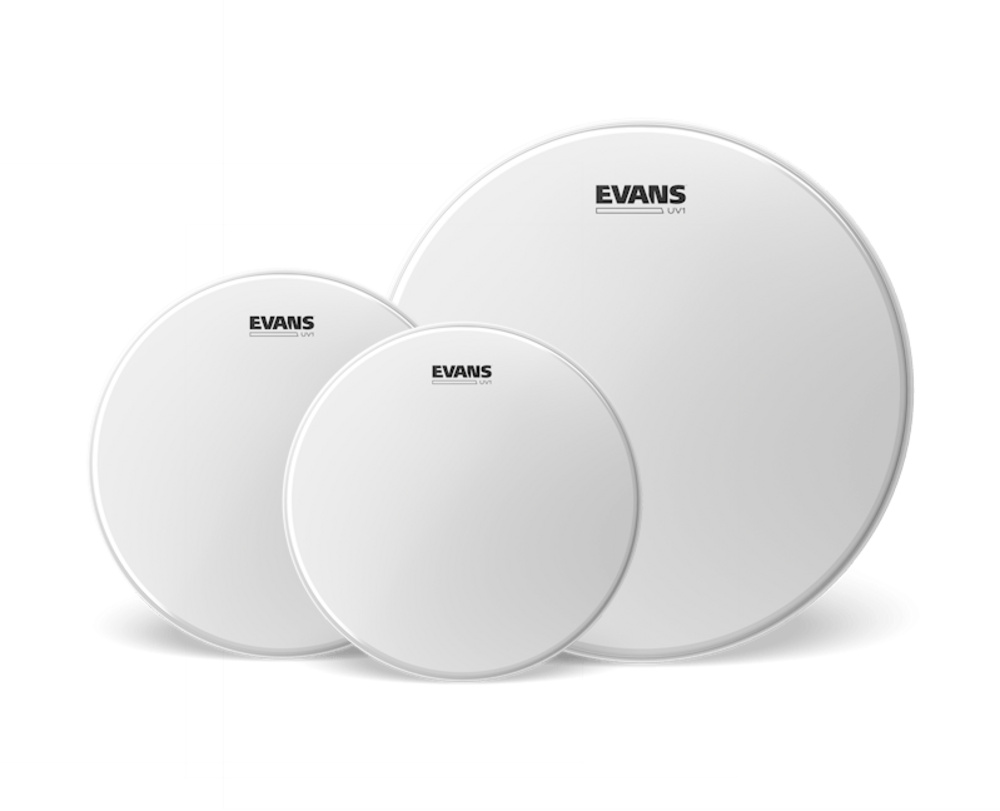 Evans UV1 Pack Fusión Tom de Parches (10" 12" 14") UV1 Pack Parches (10" 12" 14")