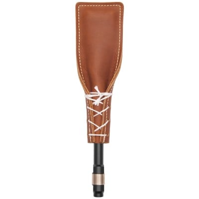 Ahead AHSKLS LEATHER SLAP Beater Maza de bomobo AHSKLS LEATHER SLAP Beater, Heavy Nylon Brush, Lea
