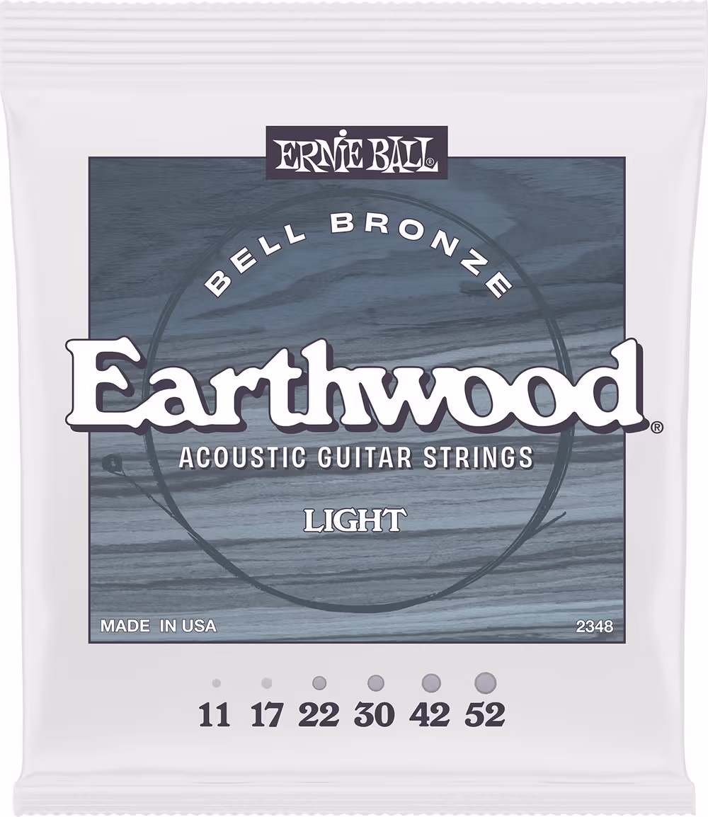 ERNIE BALL Juego Acústica Earthwood Bell Bronze Light 11-52 CEB2348