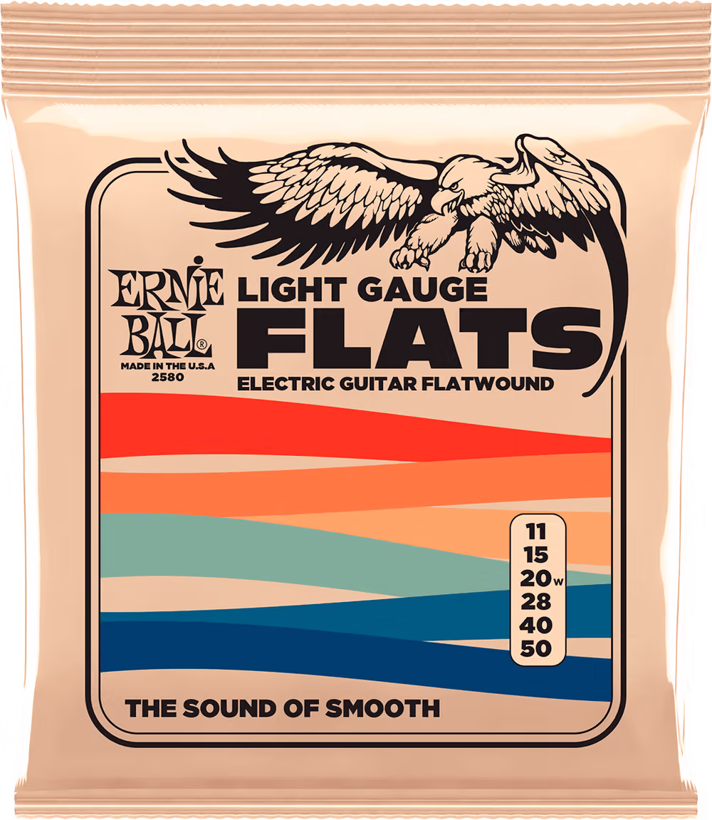 ERNIE BALL Juego Eléctrica Entorchado Plano Light Slinky 11-50 EB2580