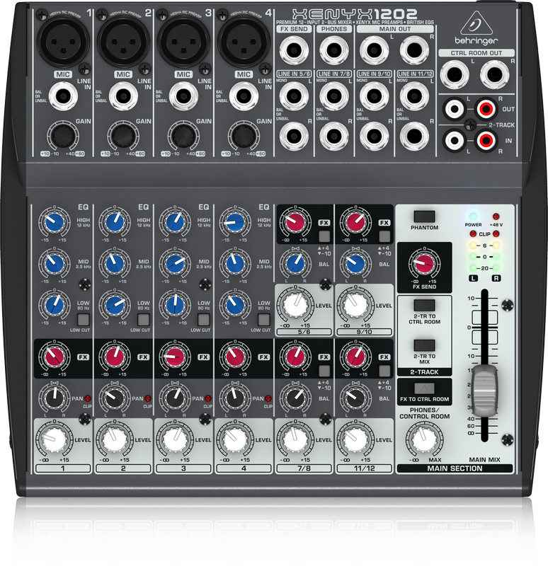 BEHRINGER 1202 XENYX Mezclador 12 canales XENYX 1202