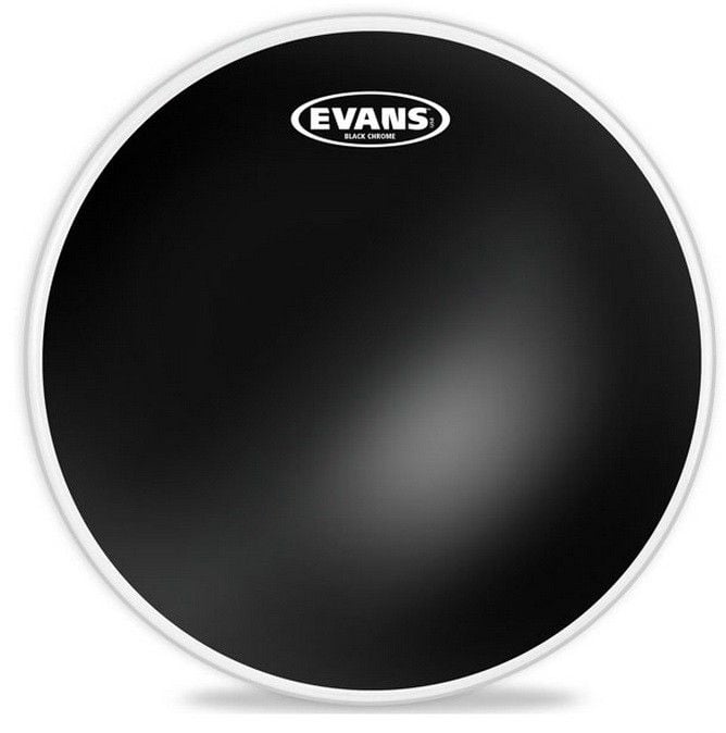 Evans 15 Black Chrome Parche de Tom TT15CHR 15 Black Chrome