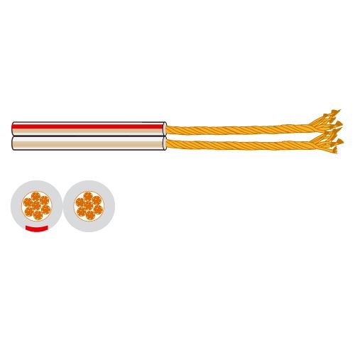 Fonestar CT-24 Cable Altavoz OFC profesional. Sección 2 mm. Rollo 100 Metros OFC CT-24