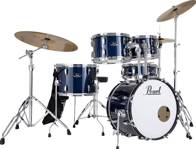 Pearl PPARSS585BCC-743 Roadshow Royal Blue Metallic Batería Acústica Pearl PPARSS585BCC-743 Roadshow Royal Blue Metalli