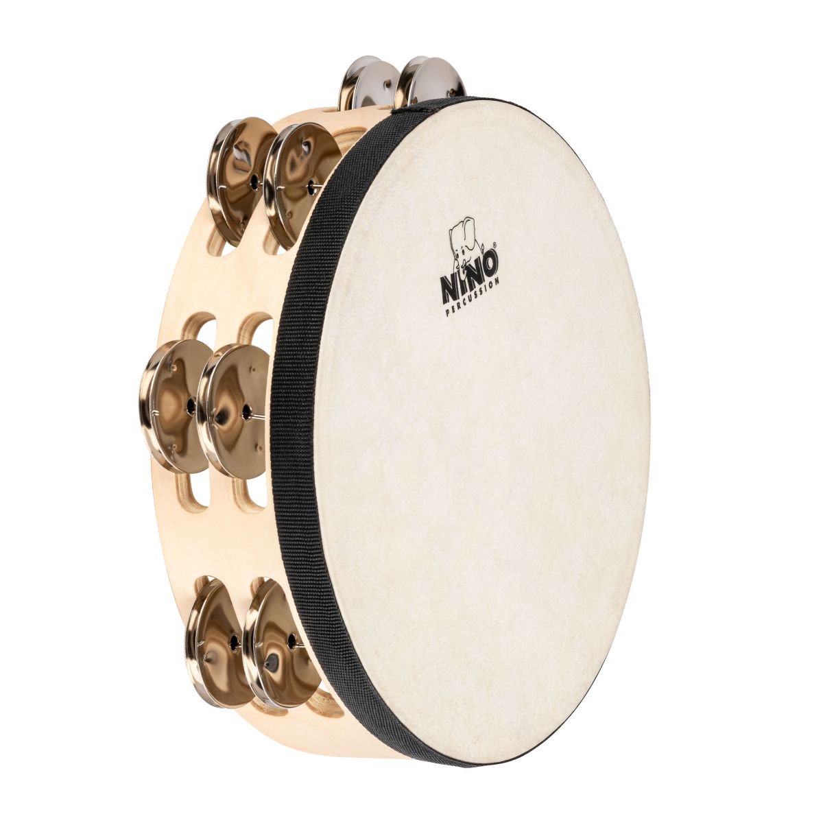 Nino Percussion Pandereta Madera Con Parche 8\' NINO946