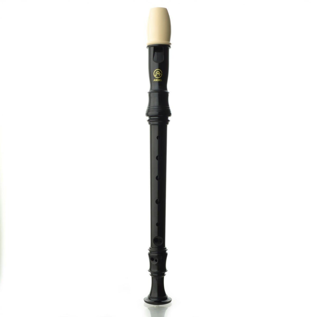 Angel ASRG-320 Flauta dulce soprano de 3 partes, digitación alemana y apoyo ASRG-320
