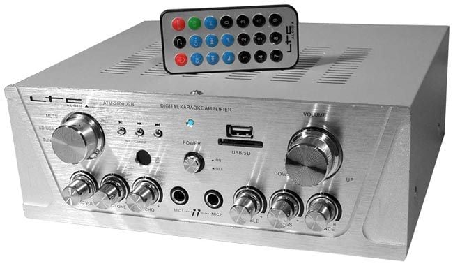 LTC ATM2000USB BT Amplificador Karaoke Bluetooth SD USB 2*50W ATM-2000USB BT