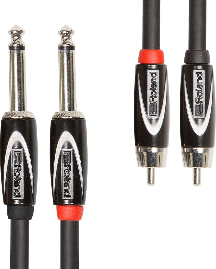 Roland RCC52R28 Cable 2 Jack Mono a 2 RCA 1,5m RCC52R28