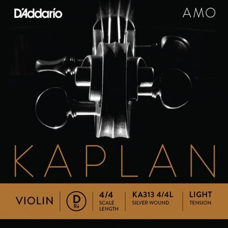 D´addario KA313 Cuerda Kaplan Amo Light Re (D) para violín 4/4 KA313 4/4L Kaplan Amo Violin D