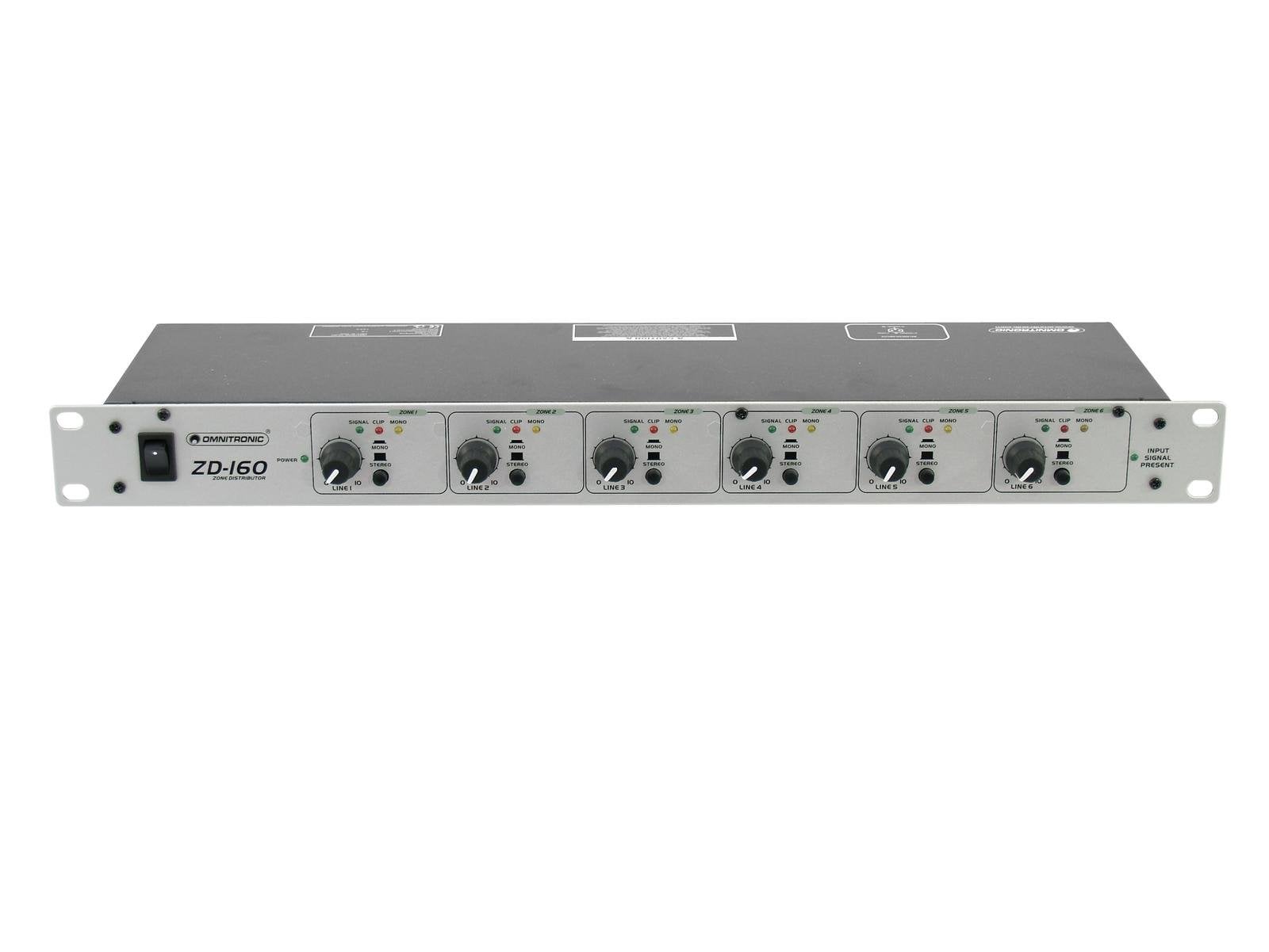 Omnitronic ZD-160 Distribuidor de Zonas ZD-160