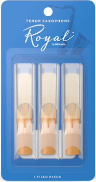 Daddario Royal RKB0325 Cañas Saxo Tenor Dureza 2,5 Pack 3 Uds RKB0325