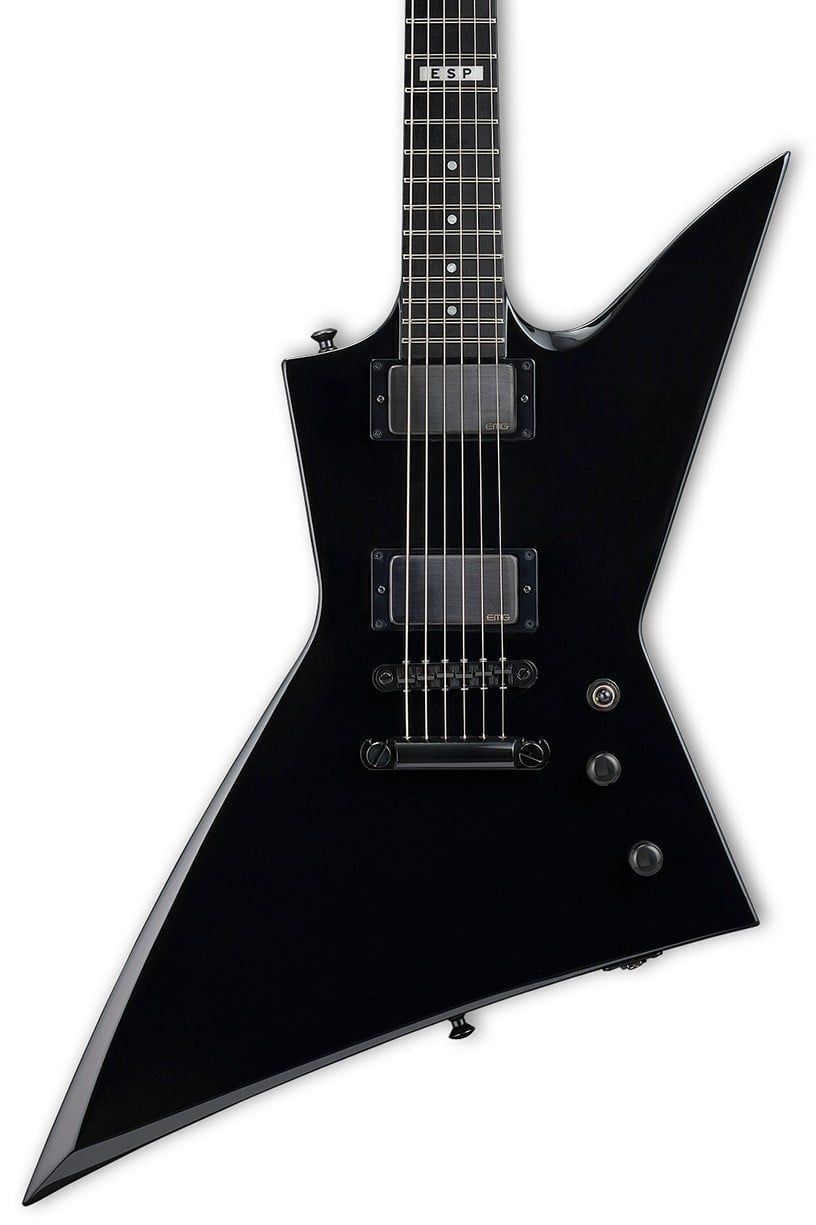 ESP EII E-II EX NT Black Guitarra Eléctrica E-II EX NT BLACK +CASE
