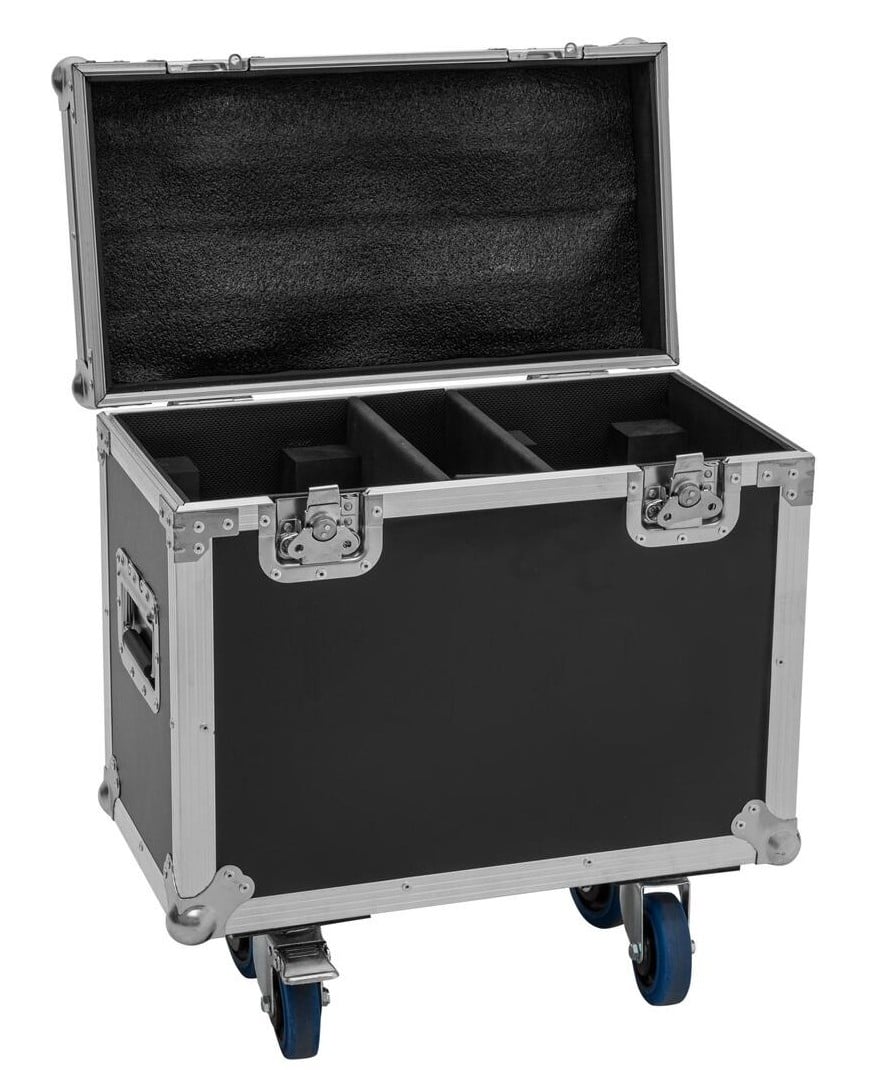 Roadinger Flightcase 2x TMH-B120 con ruedas Flightcase 2x TMH-B120
