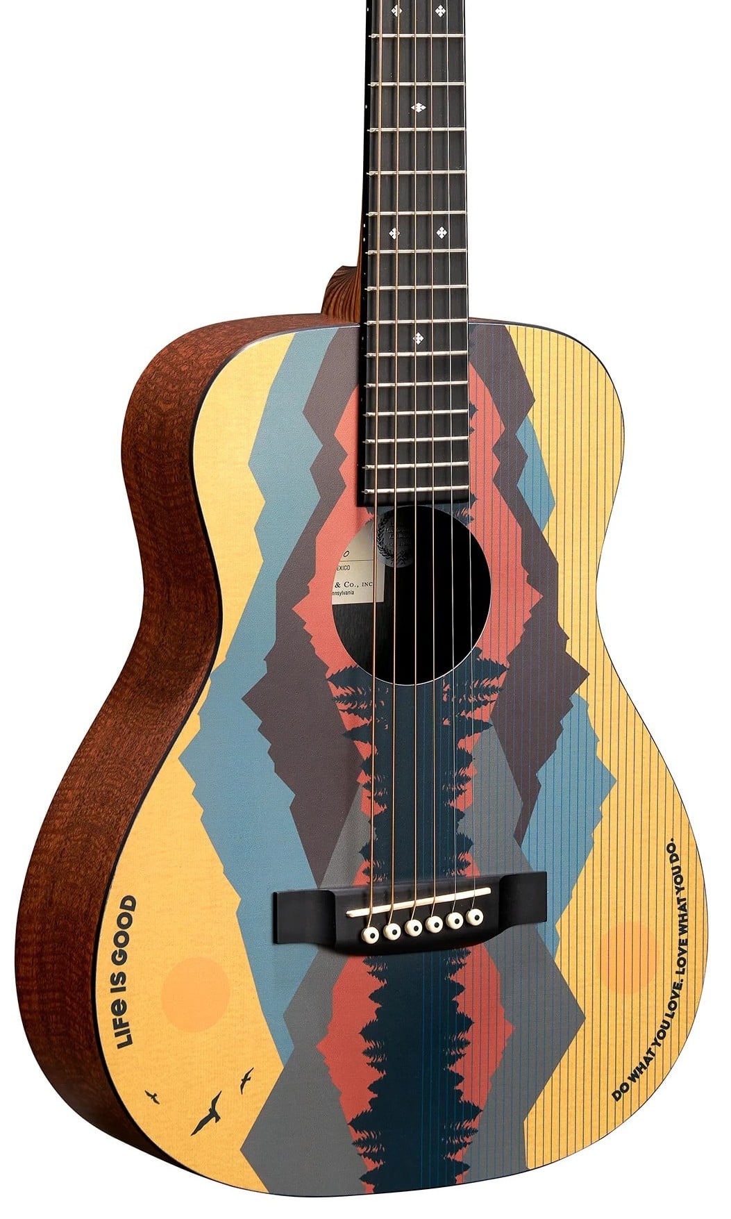 Martin Guitars LX1 Standard HPL Life is good Guitarra acústica GMALX1LIG