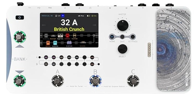 Mooer GE1000 White MFX Pedalera Multiefectos GE1000 White MFX