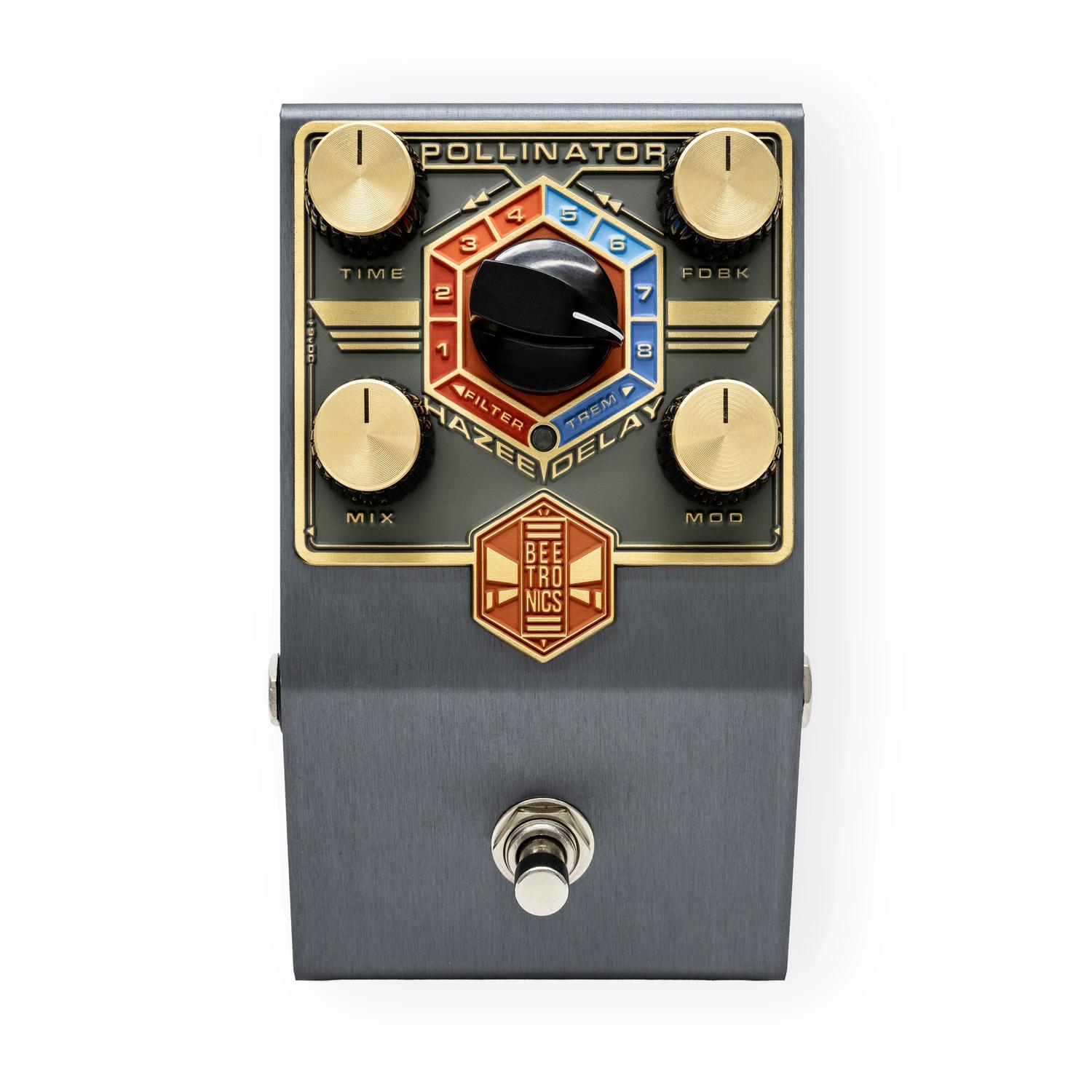 Beetronics Pollinator Hazee Delay Pedal Efectos Pollinator Hazee Delay
