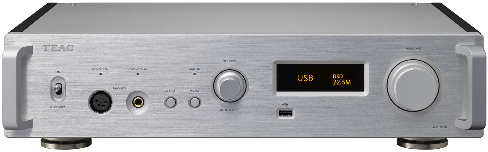 Teac UD-701N-S Reproductor Audio en Red, Amplificador Auriculares, DAC y USB UD-701N-S