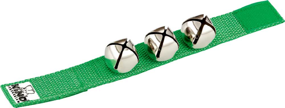 Nino Percussion Pulsera Cascabeles Verde Nino9 NINO961GR