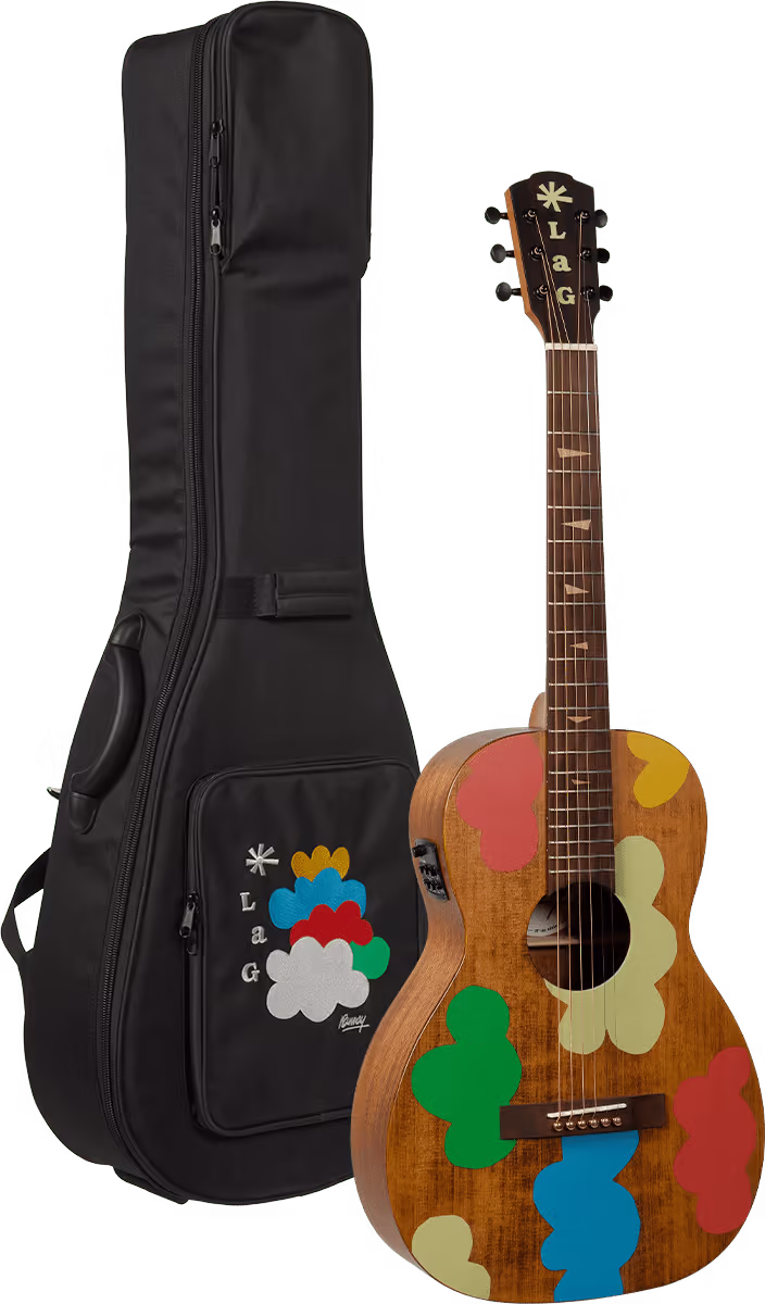 LAG GLAVIAN-002 Guitarra Acústica Parlor Electro - Signature Vianney GLAVIAN-002