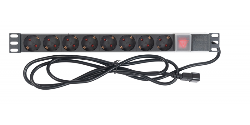 Fonestar FRP-8MC14 Regleta de Corriente para Rack 19" FRP-8MC14