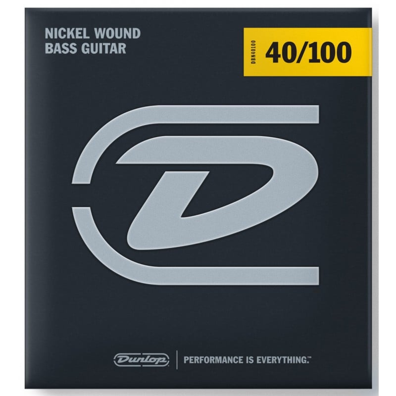 Dunlop DBN40100 Juego Cuerdas Bajo Nickel Light 40-100 DBN40100