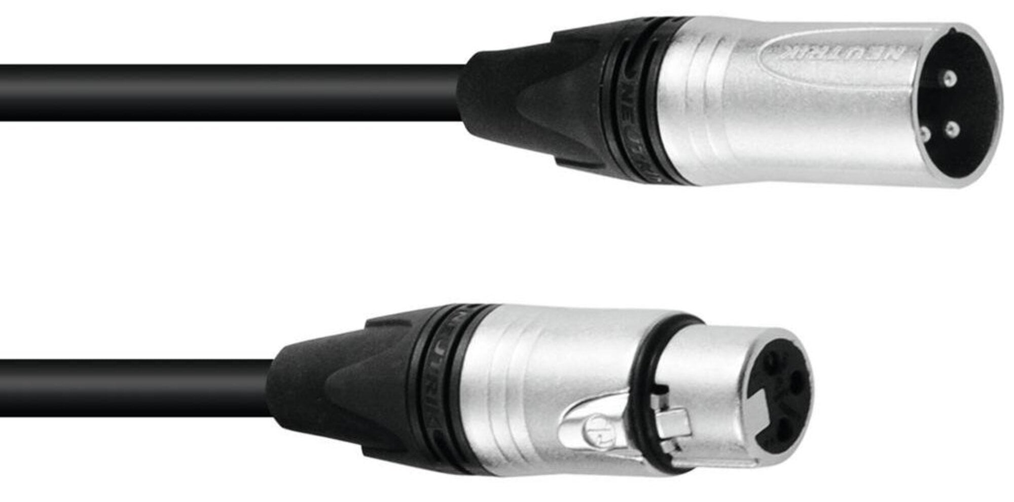 PSSO Neutrik XLR Cable de 3pin 7.5m bk Neutrik XLR 7.5m