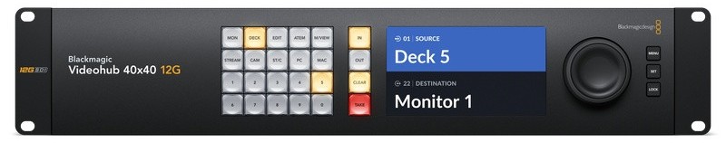 Blackmagic VHUBSMAS12G040040 VideoHub VHUBSMAS12G040040