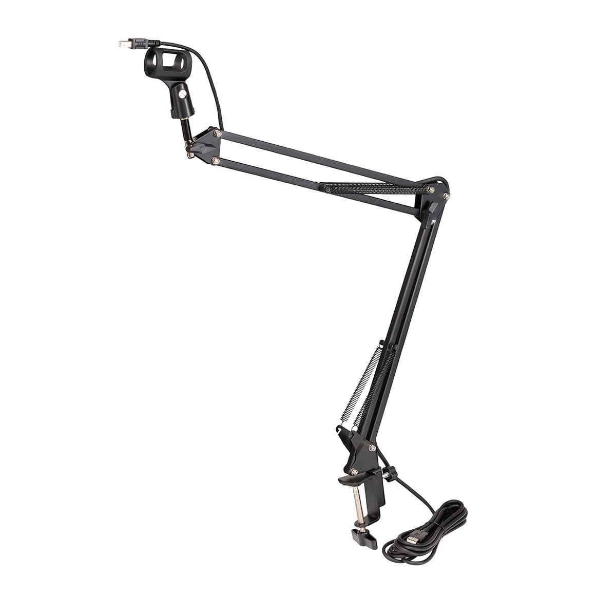 Soundsation Brazo para micrófono de mesa profesional ST-50U con cable USB ST-50U