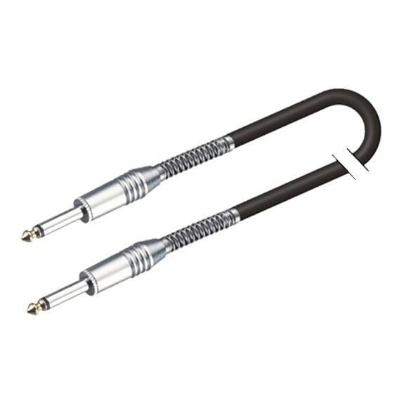 Soundsation Cable para altavoz BPCJJ-10BK con conector jack de 6,3 mm MONO - Cone BPCJJ-10BK