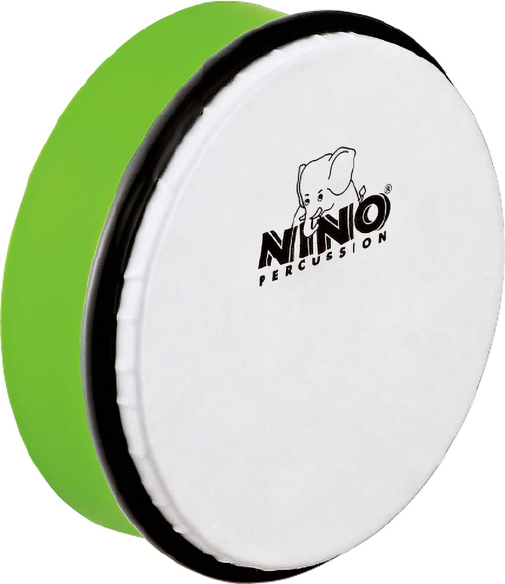 Nino Percussion Pandero Plastico 6\' Verde Nino NINO4GG