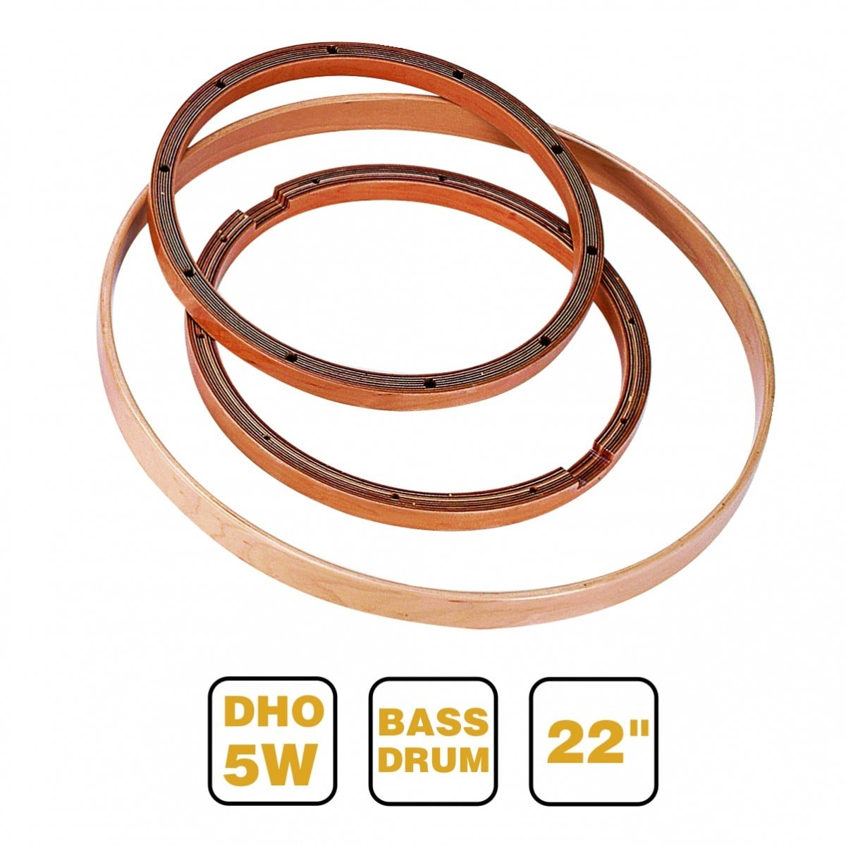 Peace DHO-5W-22B Aro de arce para base de batería de 22 pulgadas DHO-5W-22B