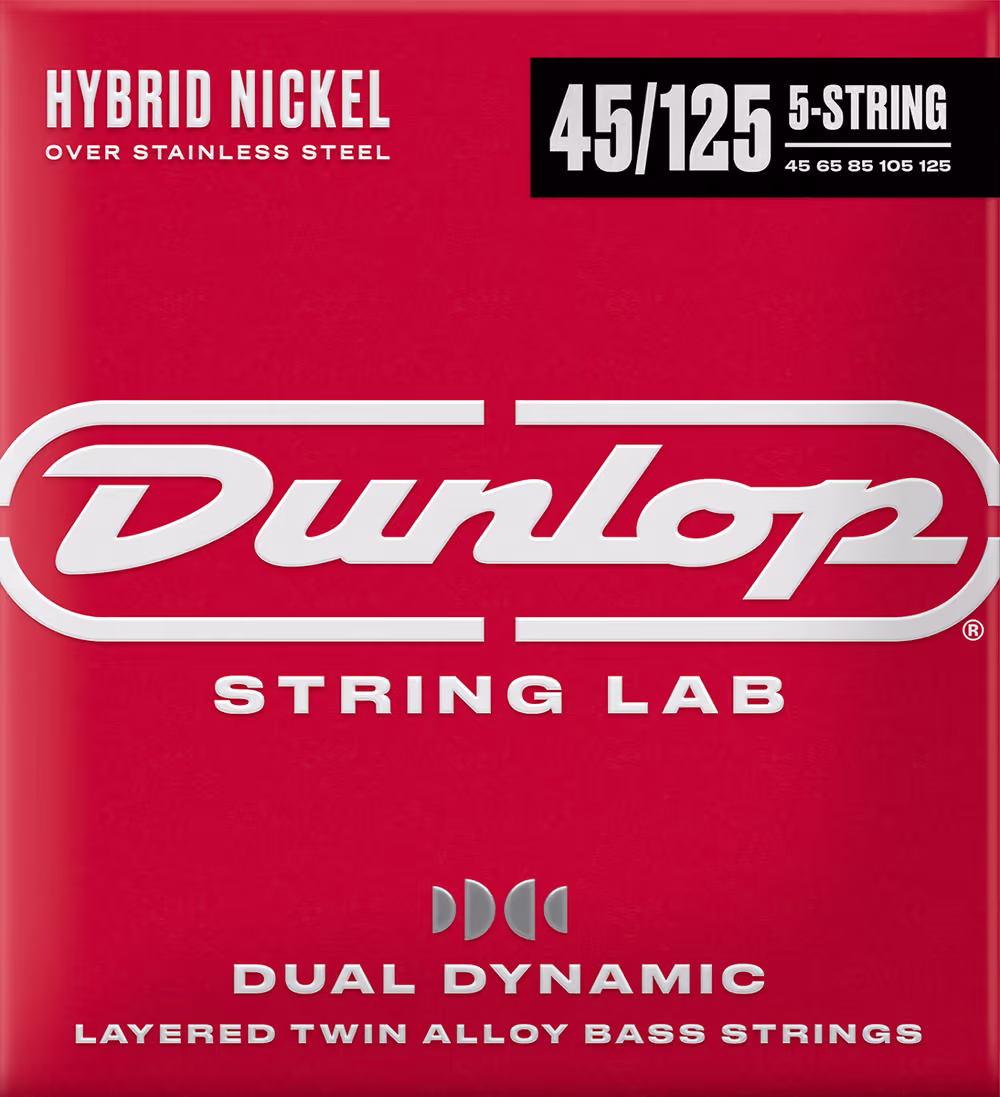 Dunlop Juego Bajo Eléctrico Nickel Dual Dinamic Hybrid 5St. 45-125 CDUDBHYN45125