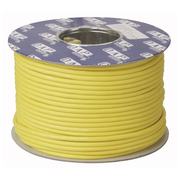 DAP Audio MC-216Y Bobina de cable amarillos con aislamiento de 100m MC 216Y