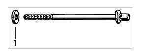 Tama MS686SHPBN Tensores longitud 86 mm Negro niquelado MS686SHPBN
