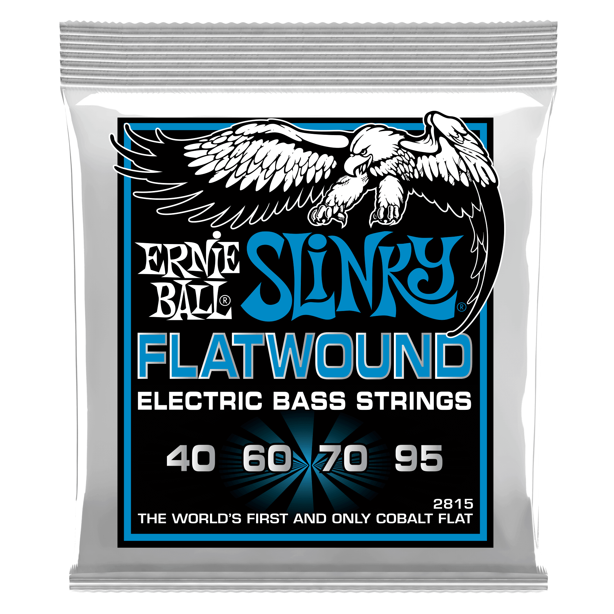 Ernie Ball 2815 Entorchado Plano Slinky Cuerdas Para Bajo 40-95 2815