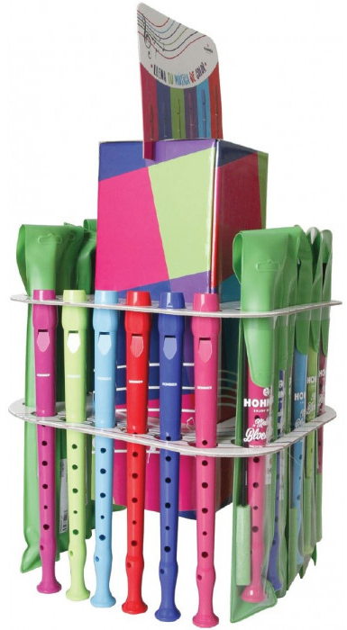 Hohner 95084-36C 36 Flautas colores Con Expositor 95084-36C 36