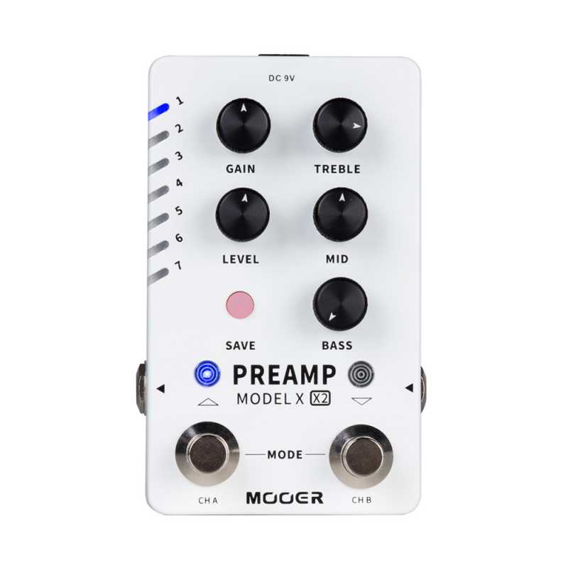 Mooer Preamp Model X2 Pedal Preamplificador Preamp Model X2