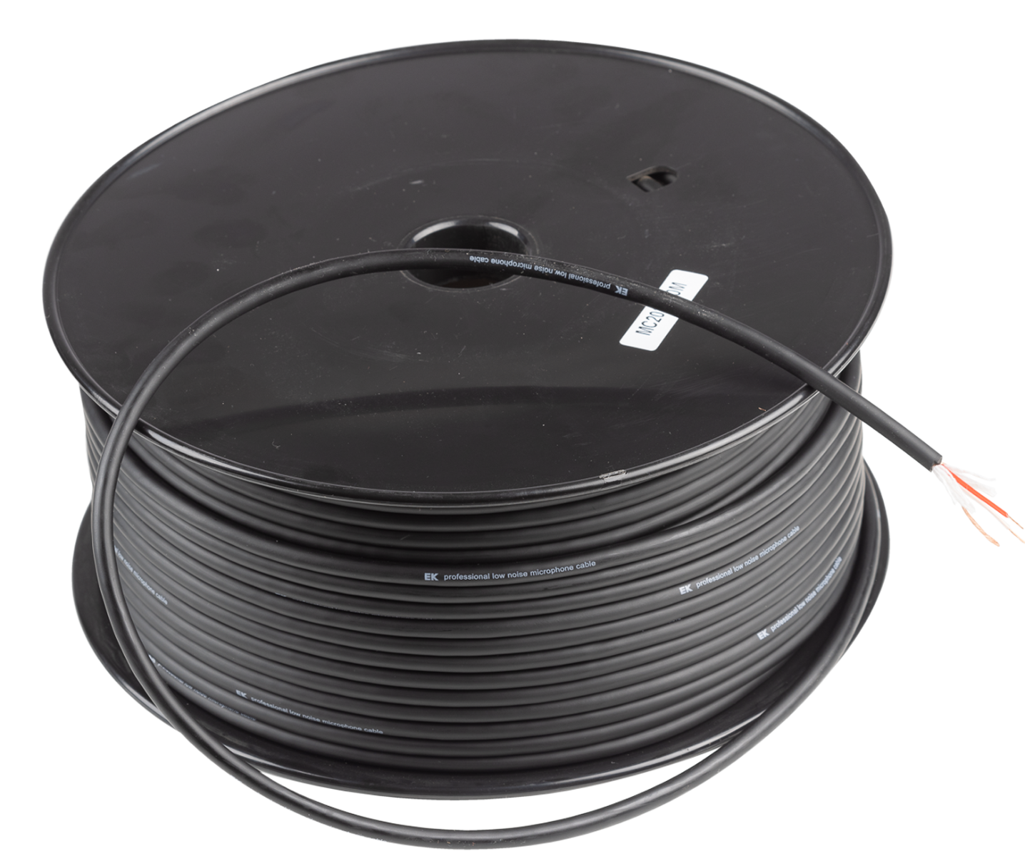 EK Audio Bobina De Cable Para Micrófono De 100M MC203
