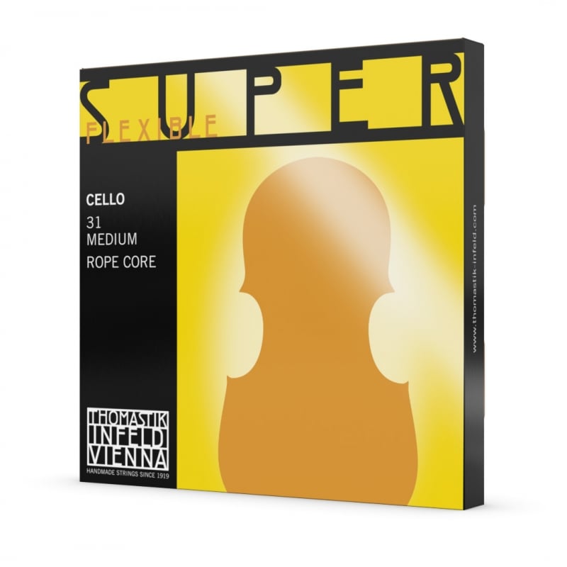 Thomastik Juego de cuerdas de cello Superflexible Medium ACCCSF31J
