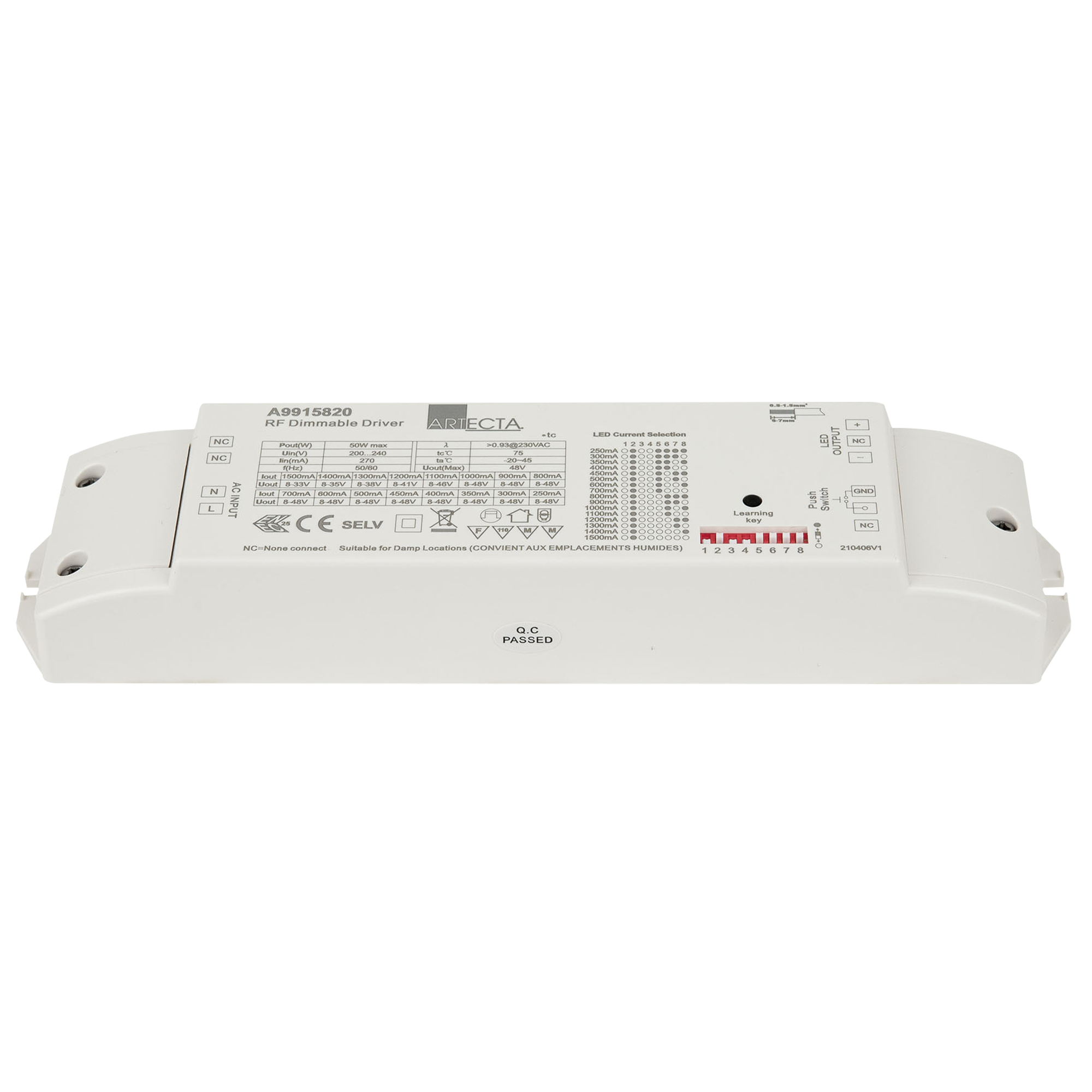Artecta Controlador AC-DC- 50 W A9915820