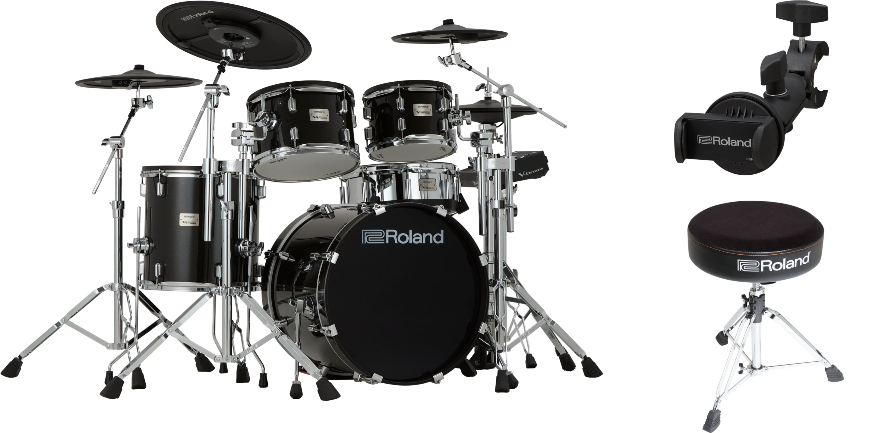 Roland VAD516 Batería + Roland RSH-10 Soporte + Banqueta Roland RDT-R-U null
