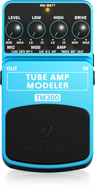 BEHRINGER TM300 Pedal Guitarra Tube Amp Modeler TM-300