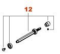 Tama HP9W2L Barra transmisión pedal secundario doble Iron Cobra HP9W2L