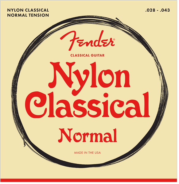 Fender Nylon Acoustic Cuerdas 100 Clear/Silver Calibre.028-.043, 730100400
