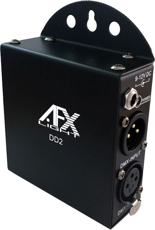 AFX Light DD2 SPLITTER DMX de 2 Canales SPLITTER DD2